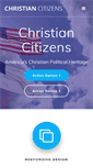 Mobile Screenshot of christiancitizens.org