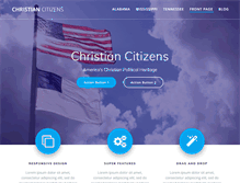 Tablet Screenshot of christiancitizens.org